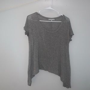 Light grey Urban Outfitters high-low style top